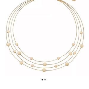 Napier Gold Multi-Strand Necklace
